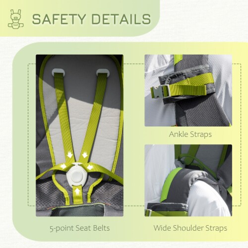 Baby shoulder carrier online with ankle straps