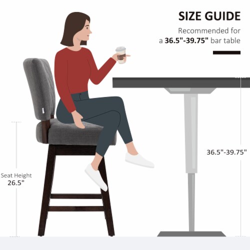Counter height table with footrest 2025