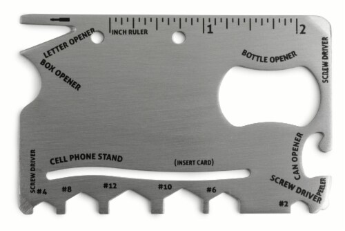 Core Home 18 in 1 Credit Card Tool Perspective: right