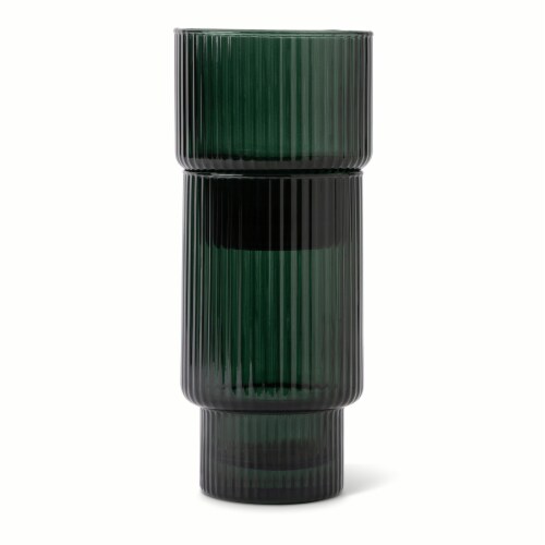 Core Home Ribbed Cooler Glass - Green Perspective: right