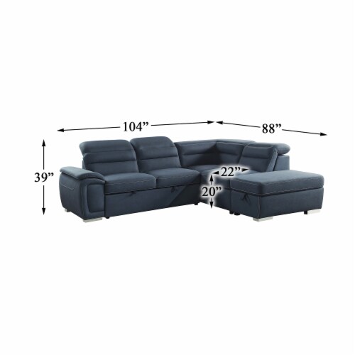 Simone 3 discount piece sectional
