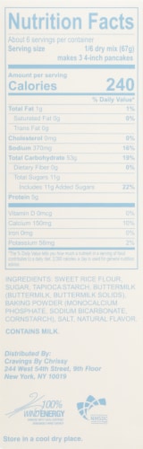 Craving's by Chrissy Buttermilk Mochi Pancake & Waffle Mix Perspective: right