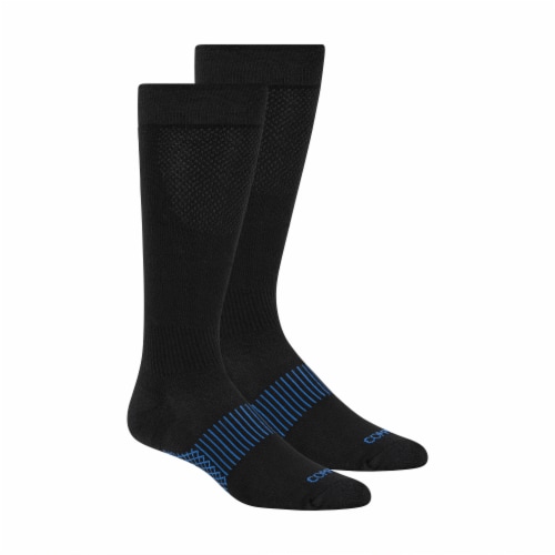 Copper Fit® Energy™ Mens Compression Socks - Black Perspective: right