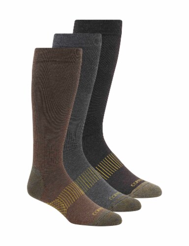 Copper Fit  Mens WorkGear Socks - Brown Perspective: right
