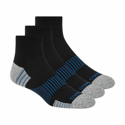 Copper Fit® Energy™ Quater Crew Socks Perspective: right