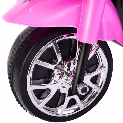 Costway Kids Ride On Motorcycle 3 Wheel 6V Battery Powered Electric Toy Power Bicycle Pink 32 X13 X21 L XW XH Gerbes Super Markets