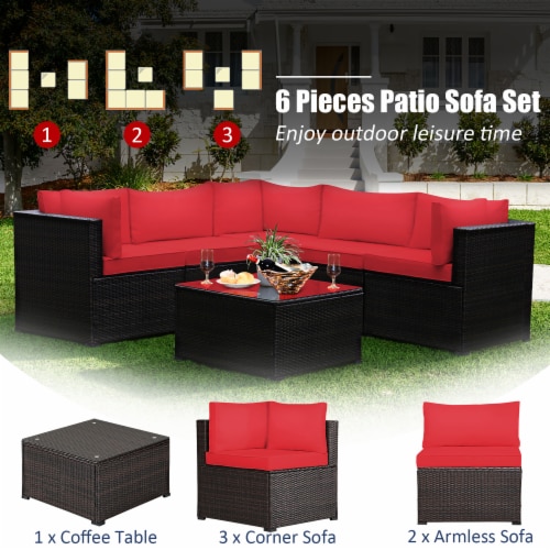 Costway outdoor sectional shop