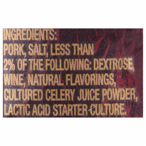 Boar's Head Uncured Bianco D'Oro Italian Dry Salame Perspective: right