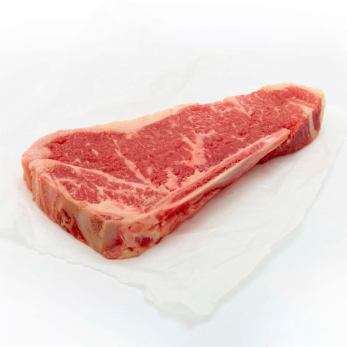 Beef Choice Strip Steak Family Pack Bone In Perspective: right
