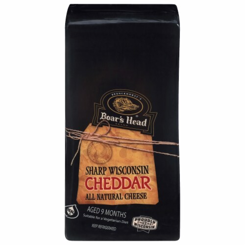 Boar's Head Sharp Wisconsin Cheddar Cheese Perspective: right