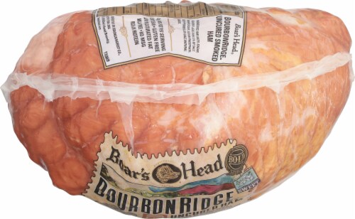 Boar’s Head Bold BourbonRidge Uncured Smoked Ham Fresh Sliced Deli Meat Perspective: right