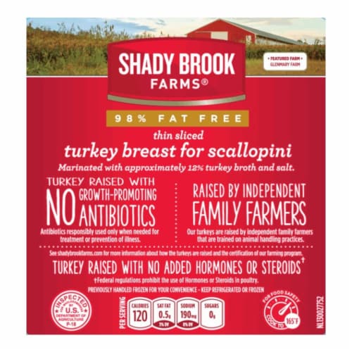 Shady Brook Farms® Thin Sliced Turkey Breast Cutlets Perspective: right