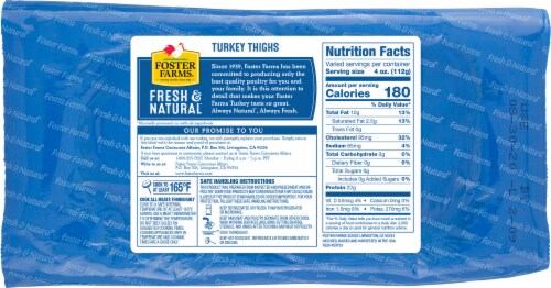 Foster Farms Fresh & Natural Turkey Thighs - Vacuum Packed Perspective: right
