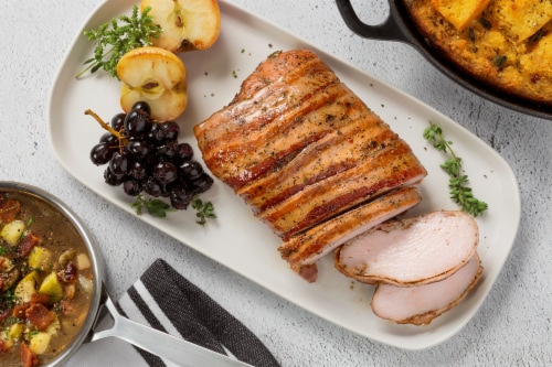 Honeysuckle White® Turketta Bacon Wrapped Seasoned Turkey Breast Perspective: right