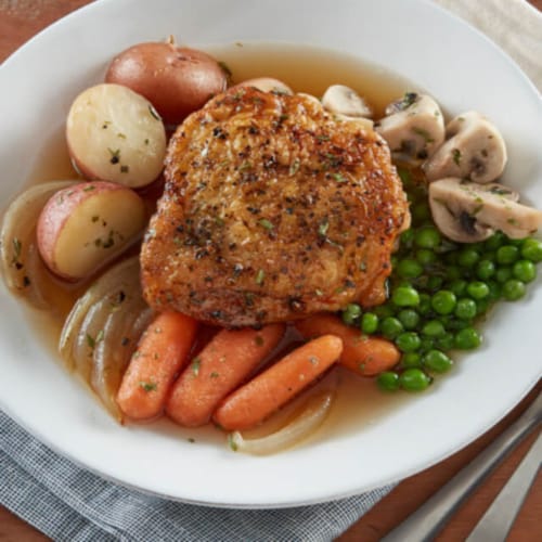 PERDUE® HARVESTLAND® Free Range Bone-In Chicken Thighs Perspective: right