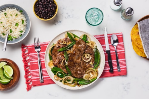 Rumba Meats Thin-Sliced Beef Chuck Steak Perspective: right