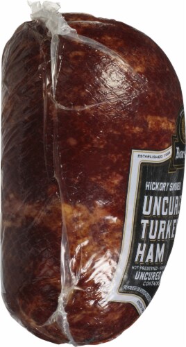 Boar's Head Hickey Smoked Uncured Turkey Ham Perspective: right