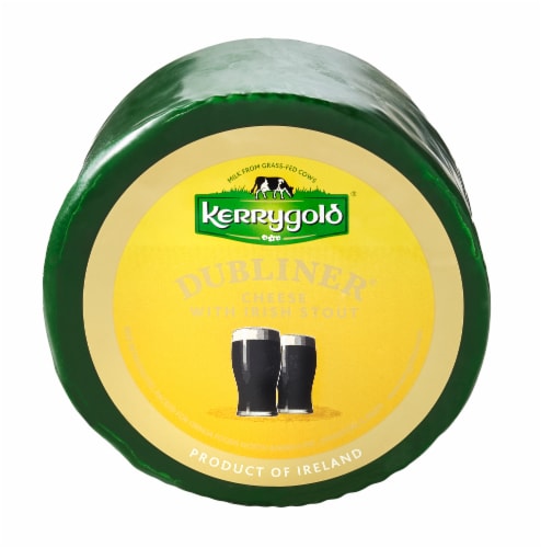 Kerrygold Dubliner Cheese with Irish Stout Perspective: right