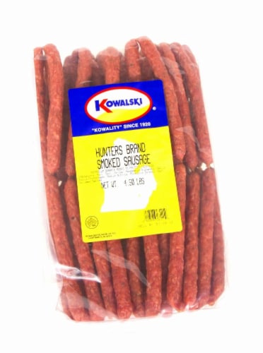 Kowalski Hunters Brand Smoked Sausage Fresh Sliced Deli Meat Perspective: right