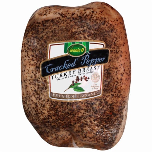 Jennie-O Hickory Smoked Cracked Pepper Turkey Breast Fresh Sliced Deli Meat Perspective: right