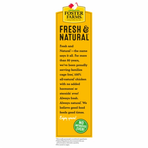 Foster Farms Fresh & Natural Boneless Skinless Chicken Breasts Value Pack Perspective: right