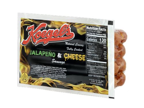 Koegel's Jalapeno & Cheese Sausages Perspective: right