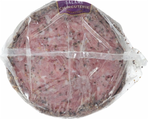 Boar's Head Uncured Peppered Salame Perspective: right