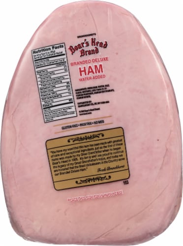 Boar's Head Branded Deluxe Ham Perspective: right