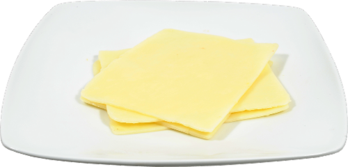 Boar's Head Red Wax Sharp Wisconsin Cheddar Cheese Fresh Sliced Deli Cheese Perspective: right