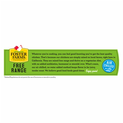 Foster Farms Free Range Simply Raised Chicken Drumsticks Perspective: right