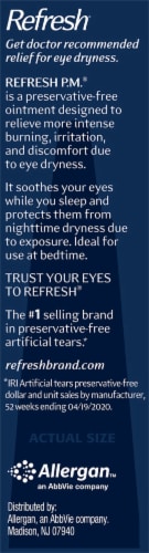 Refresh P.M. Lubricant Eye Ointment Perspective: right