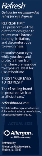 Refresh P.M. Lubricant Eye Ointment Perspective: right
