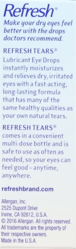 Refresh Tears Lubricant Eye Drops Perspective: right