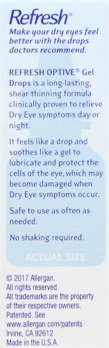 Refresh Optive Gel Drops Extended Therapy Lubricant Eye Gel Perspective: right