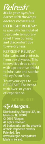 Refresh® Relieva™ Lubricant Eye Drops Perspective: right