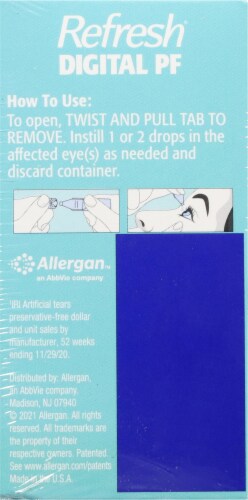 Refresh® Digitial PF Lubricant Eye Drops Perspective: right