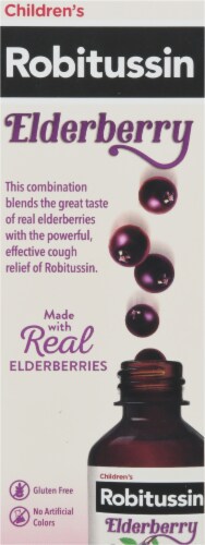 Robitussin Children's Elderberry Cough & Congestion Syrup Perspective: right