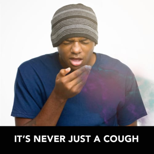 Robitussin Adult Maximum Strength Severe Cough + Sore Throat Relief Cough Suppressant Medicine Perspective: right