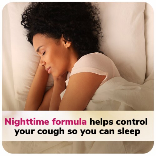 Robitussin Honey Severe Cough Flu & Sore Throat Nighttime Max Syrup Perspective: right