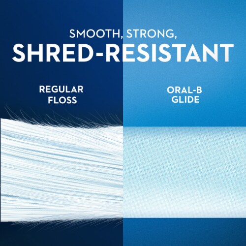 Oral-B Glide Detoxifying Mint infused with Tea Tree Oil Dental Floss Picks Perspective: right
