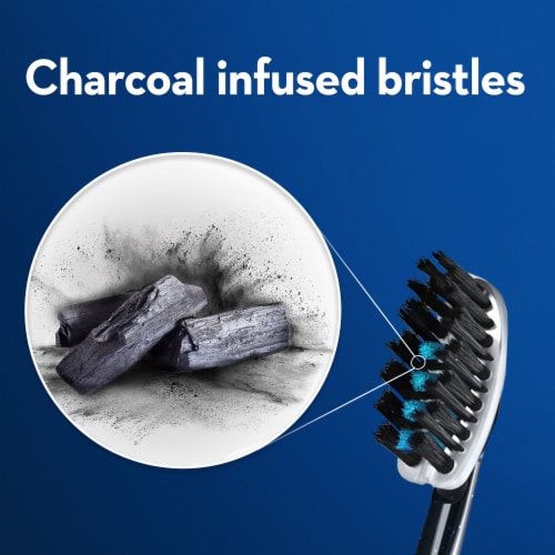 Oral-B Pro-Flex Charcoal Manual Toothbrush Perspective: right
