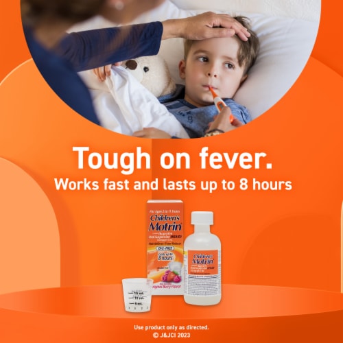 Children's Motrin Dye-Free Berry Oral Suspension Perspective: right
