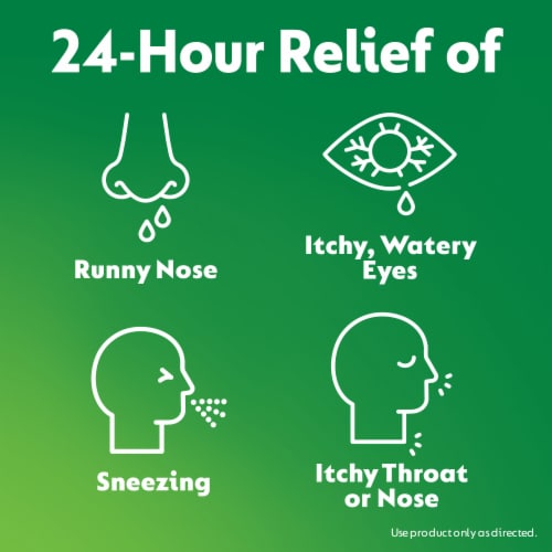 Zyrtec 24 Hour Allergy Tablets 10 Mg Cetirizine Hcl Antihistamine Travel Size Perspective: right