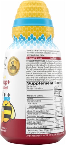 Zarbee's® All-in-One Children's Daytime Cough Syrup Perspective: right