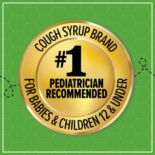 Zarbee's Children's Daytime Cough + Mucus Syrup Dark Honey Real Elderberry and Zinc Liquid Perspective: right
