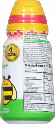 Zarbee's Children's Daytime Cough + Mucus Cough Syrup Perspective: right