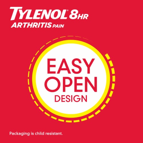 Tylenol 8 Hour Arthritis & Joint Pain Acetaminophen Caplets Perspective: right