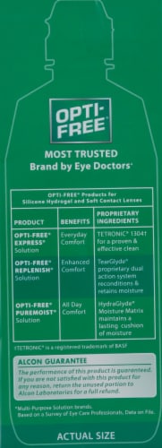 Opti-Free Replenish Disinfecting Solution Perspective: right