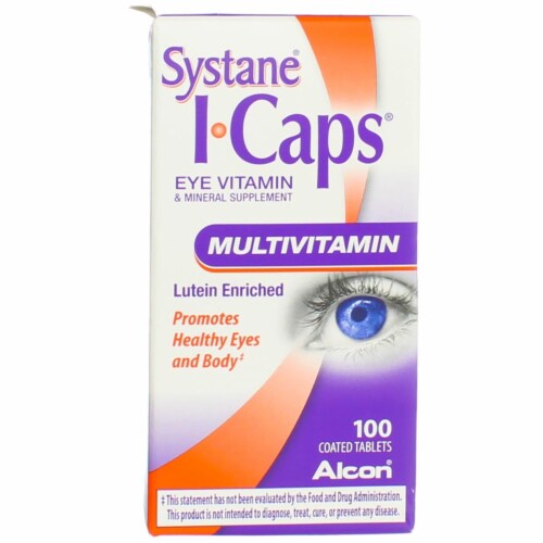 Alcon I-Caps Multi-Vitamin Tablets Perspective: right