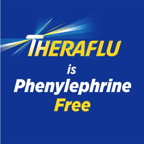 Theraflu Daytime Severe Cold Relief Powder, Honey Lemon​ Flavor Perspective: right